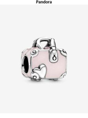 Pandora Pink Travel Bag Charm